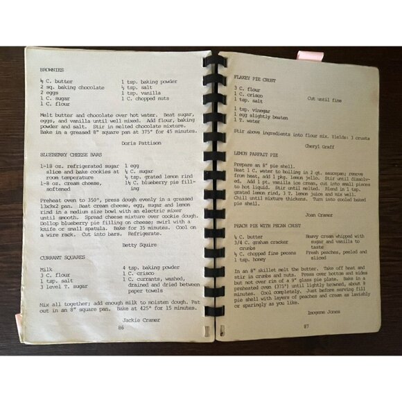 Vtg 1984 Lioness Club Titusville PA Cookbook Community Recipes Drake Well - Picture 5 of 7